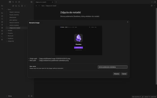 Paste image rename — okładka
