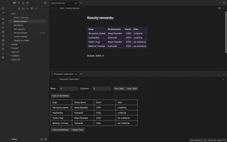 Markdown Table Editor — okładka