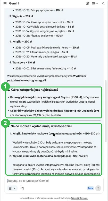 Najdroższa kategoria i propozycje oszczędności na listopad