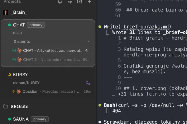 herdr, Orca czy T3 Code? Wybrałem Orkę, choć nie programuję