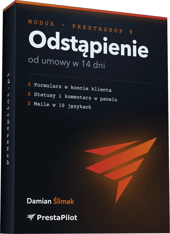 Odstąpienie od umowy - moduł PrestaShop od PrestaPilot