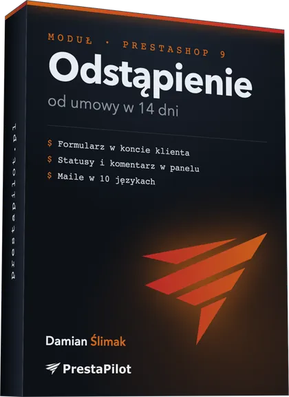 Odstąpienie od umowy - moduł PrestaShop