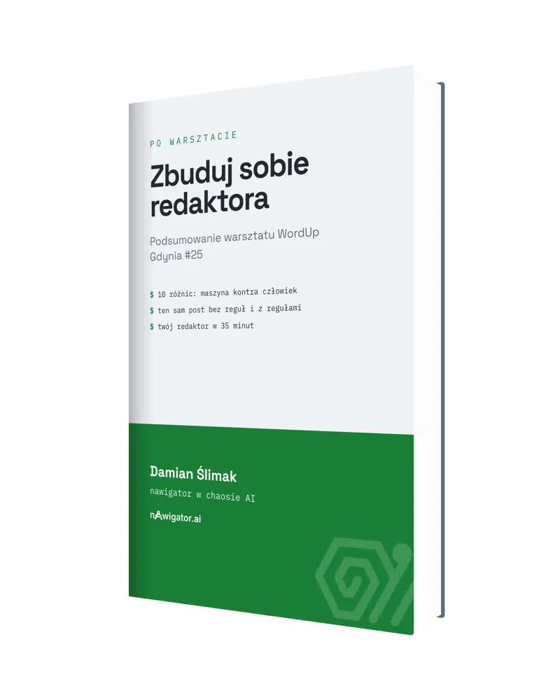 Makieta ebooka „Zbuduj sobie redaktora”