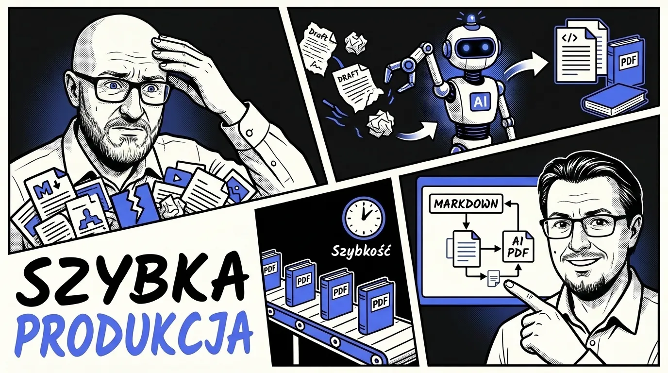 Komiks: od sterty rozsypanych dokumentów do taśmy produkcyjnej z gotowymi PDF-ami