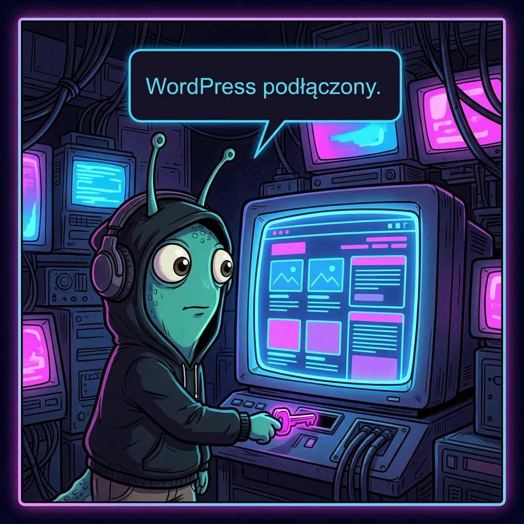 WordPress - Wolniś: „WordPress podłączony”