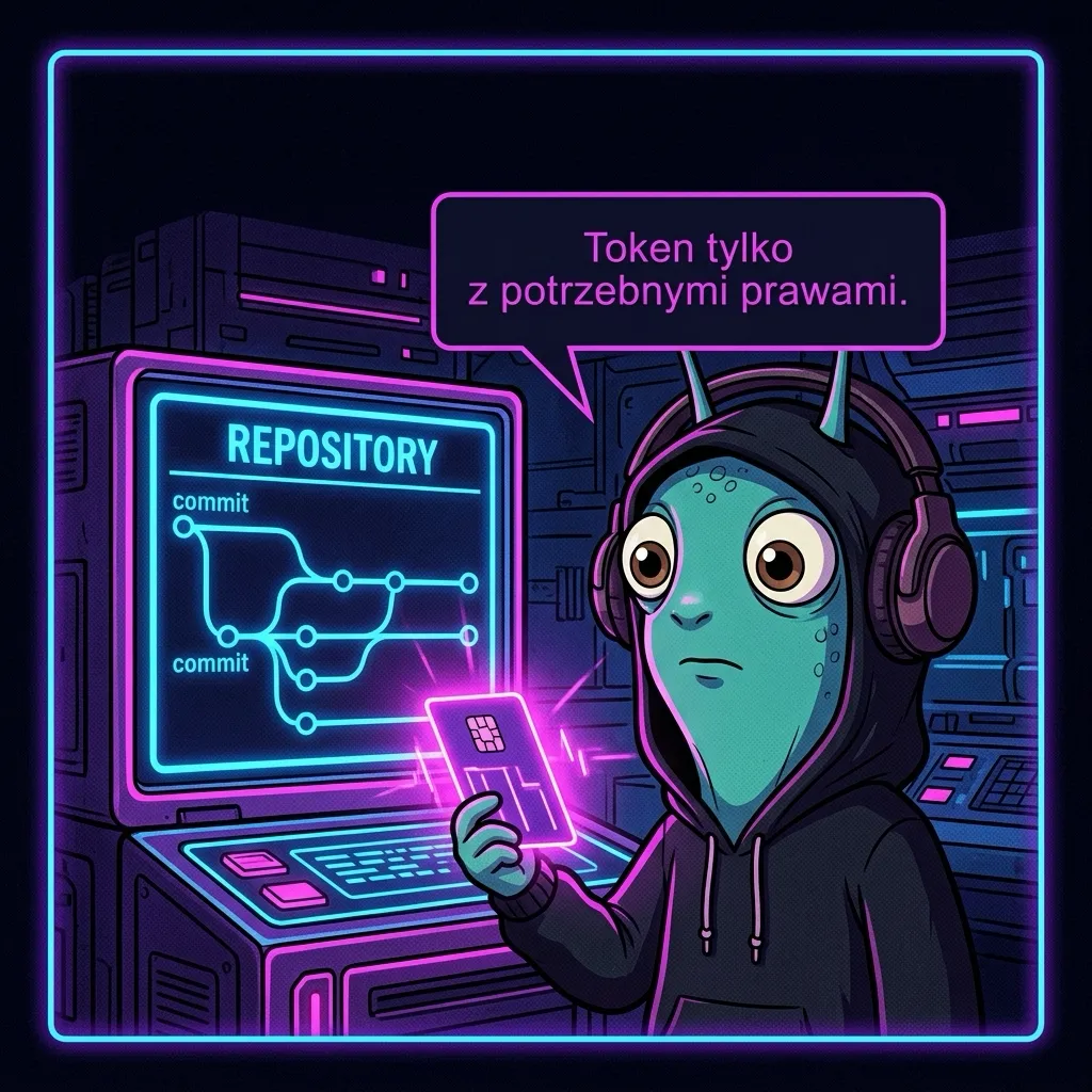 GitHub - Wolniś: „Token tylko z potrzebnymi prawami”