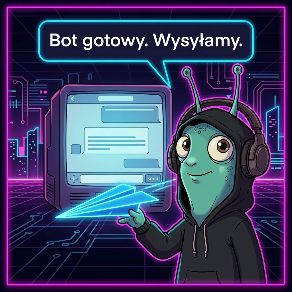 Telegram - Wolniś: „Bot gotowy. Wysyłamy”