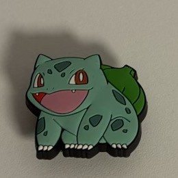 Śpiący Bulbasaur na liściu - Bulbasaur z kolekcji Damiana Ślimaka, egzemplarz numer 7