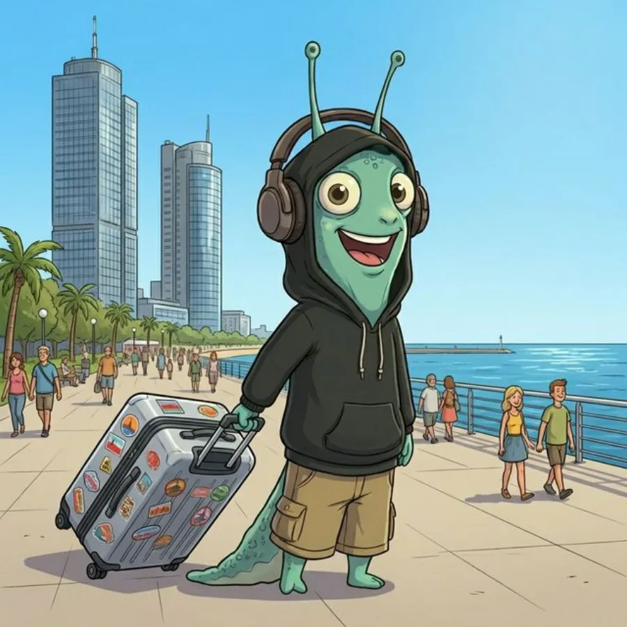 Gdynia, luty 2026. Jedna z pierwszych ilustracji do postów.