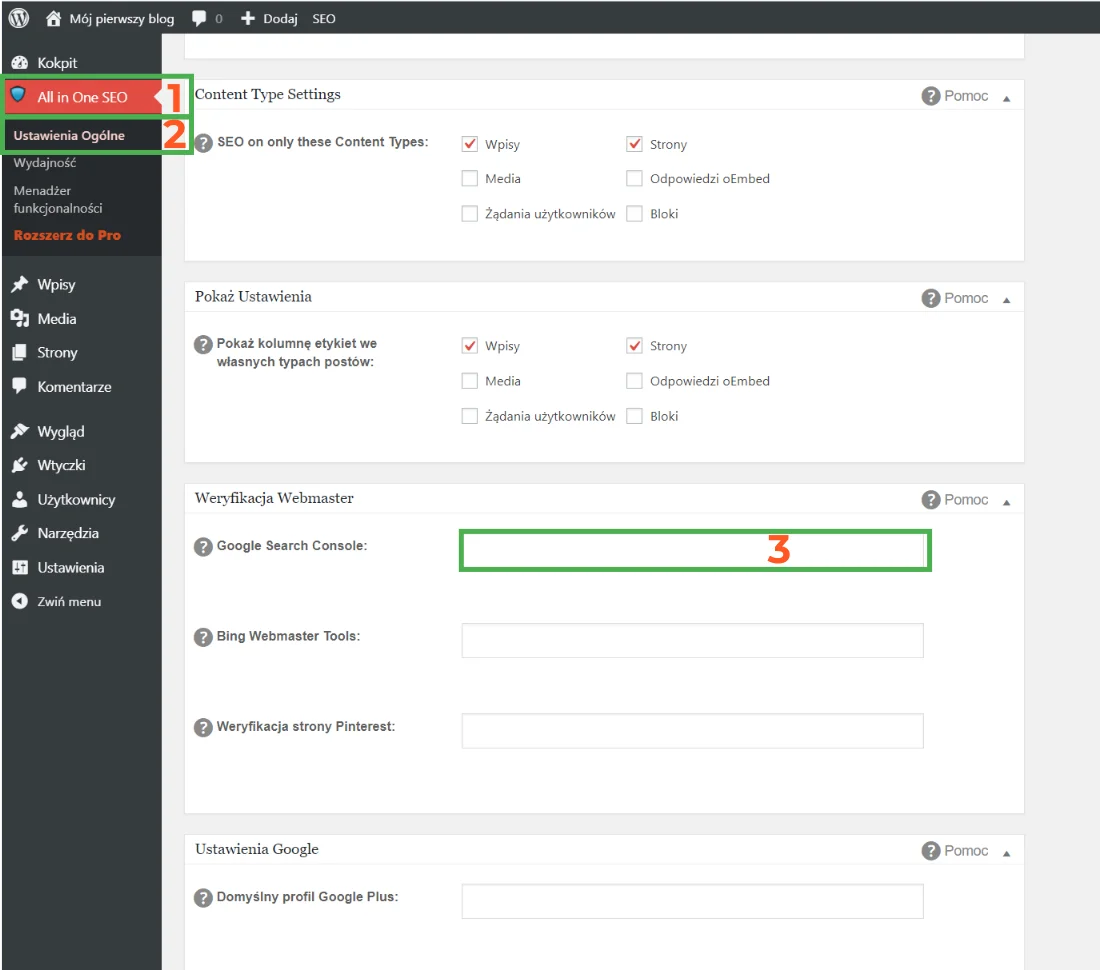 Google Serach Console – Poradnik Google Serach Console – Poradnik